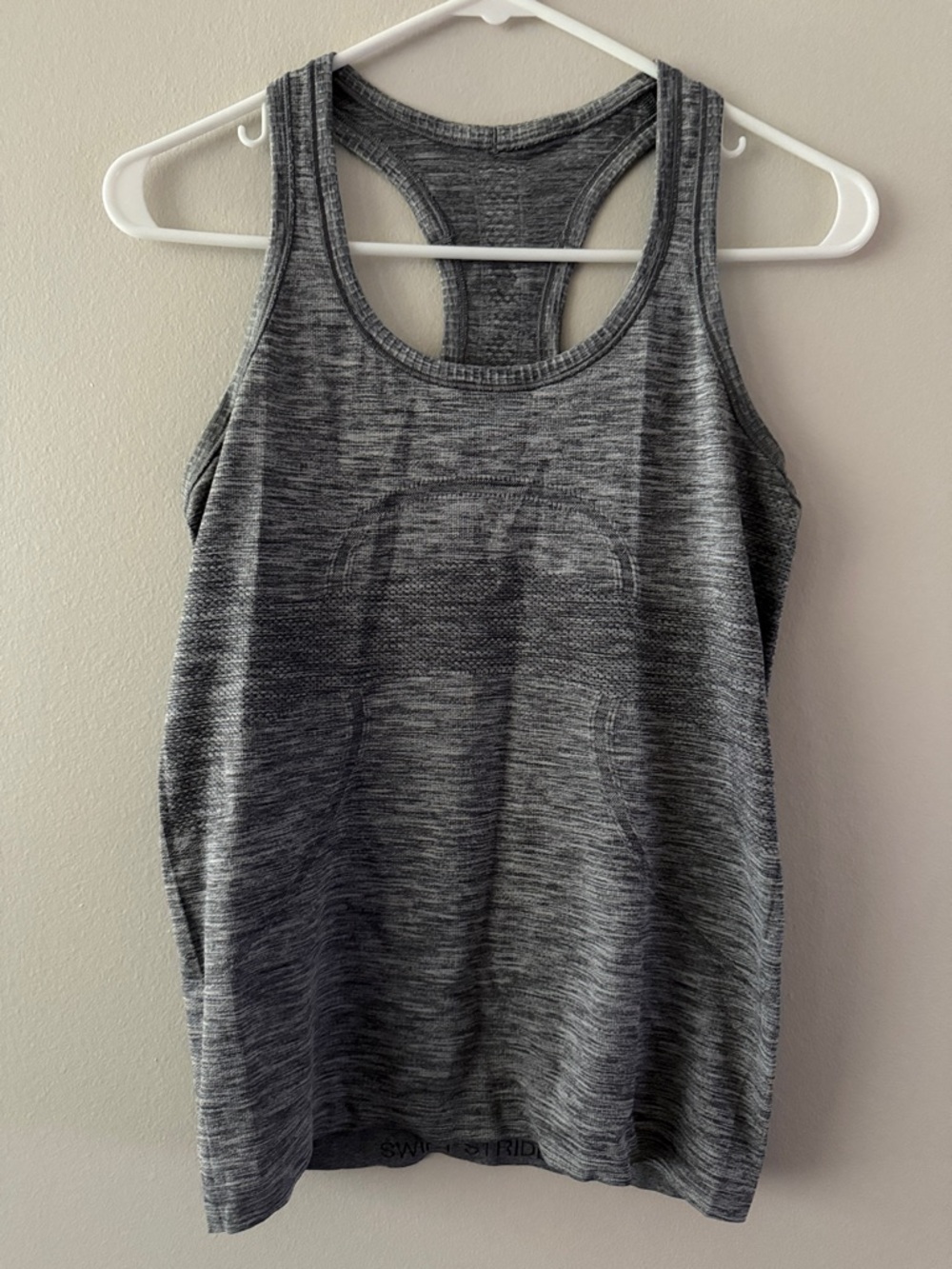lululemon Heathered Charcoal Racerback Tank - size 8